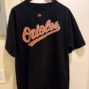 Majestic MLB Baltimore Orioles Men's T-Shirt jersey size Large